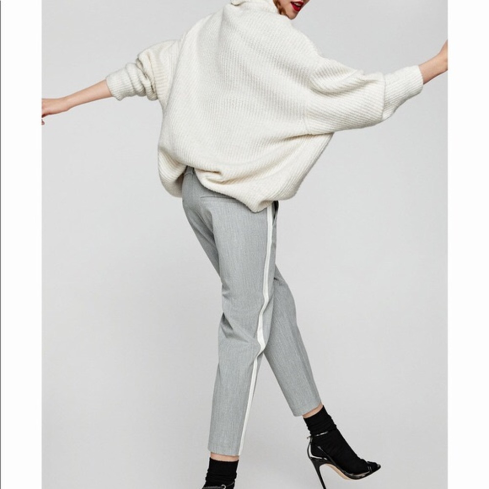 COPY - ZARA Trouser with Side Stripe